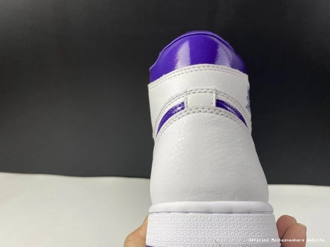 Official Maikesneakers COURT AIR RETRO HIGH 1 JORDAN CD0461-151 PURPLE 0724